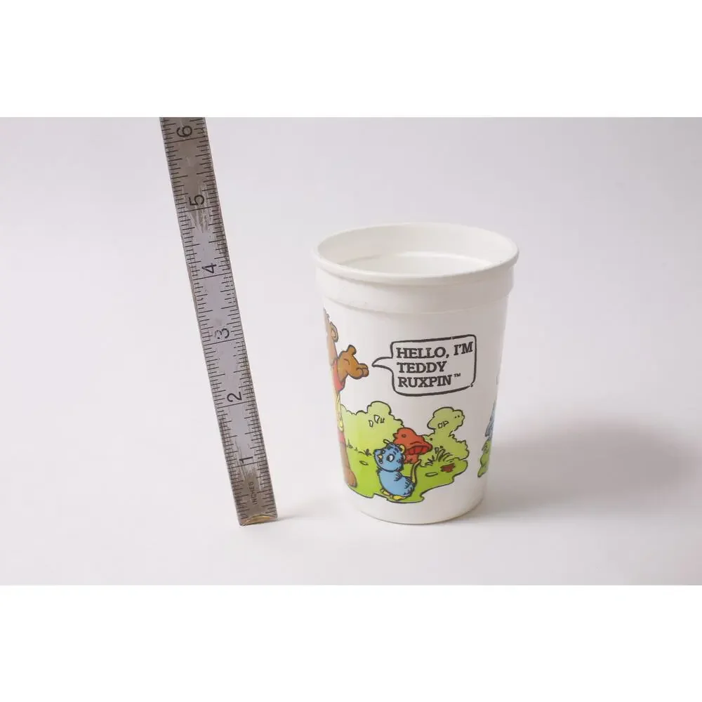 1985 Wendy's Teddy Ruxpin Plastic Cup 4